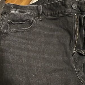 AE Low Rise Baggy wide leg denim sz 16 regular